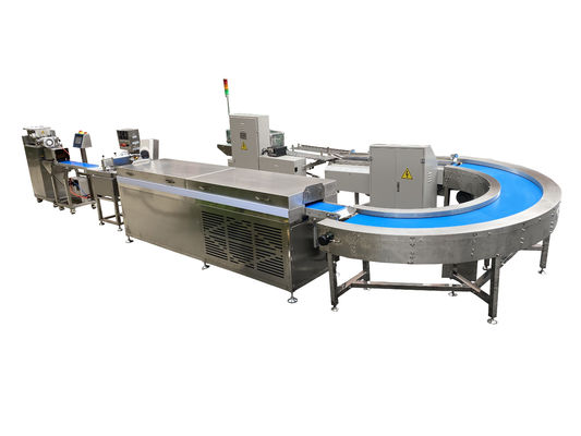 Ligne de production de barres de protéines à trois couches 220V Papa Encrusting Machine