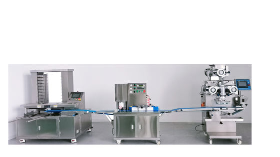 Bon prix Machine automatique d'incrustation en acier inoxydable 60 pièces/min-90 pièces/min Pour la production de tartes à la pâte en ligne