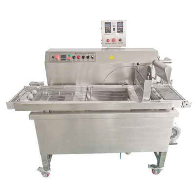 Bon prix Machine d'enrobage de chocolat barres enrobées de noix équipement de production capacité 500 kg/h en ligne