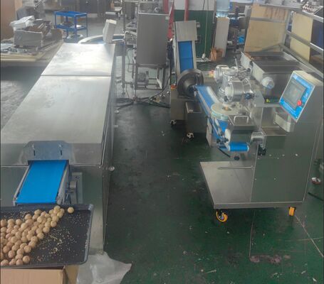 Bon prix Ligne de production entièrement automatique de boules de protéines au chocolat, efficace et à haut rendement en ligne