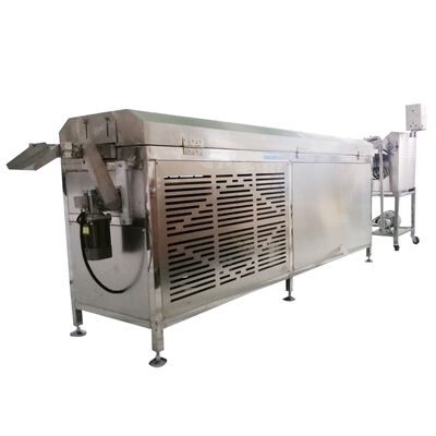 Bon prix Machine d'enrobage de chocolat en acier inoxydable 304 de 8 kg à économie d'énergie avec tunnel de refroidissement en ligne