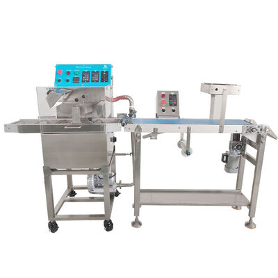 Bon prix Machine d'enrobage de chocolat en acier inoxydable 304 à grande vitesse pour barres de céréales en ligne